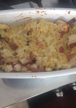 A picture of Macaroni and Cheese.