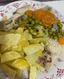 Pollo arvejado