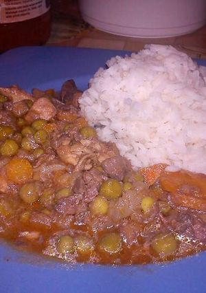 Gombás-borsós-májas csirkemell ragu recept fotója