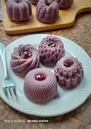 Foto resep Bolu Kukus Ubi Ungu Santan
