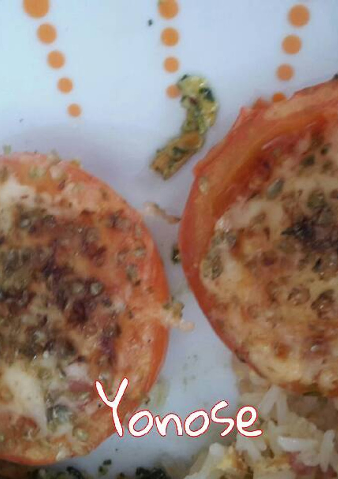 Una foto de Tomates pizza