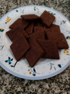 Una foto de Rombitos de chocolate light 80 cal por porción (5 galletitas)