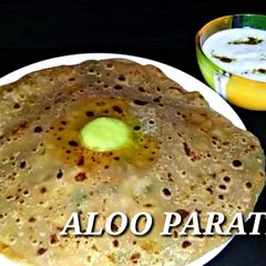 A picture of Aloo paratha.