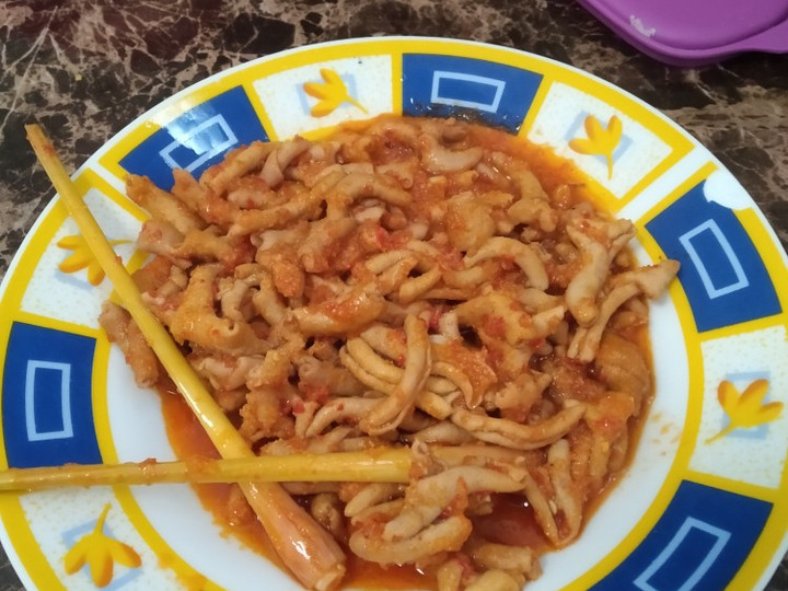 Bagaimana Menyiapkan Oseng usus ayam yang Lezat