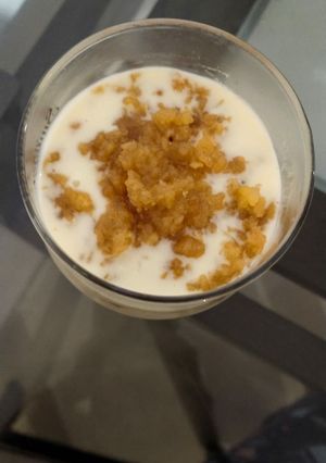 A picture of Motichoor Parfait 😍😋.