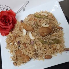 A picture of Kashmiri chicken pulao 🍽.