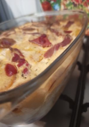 Rakott burgonya 🥔 hagyományosan recept fotója