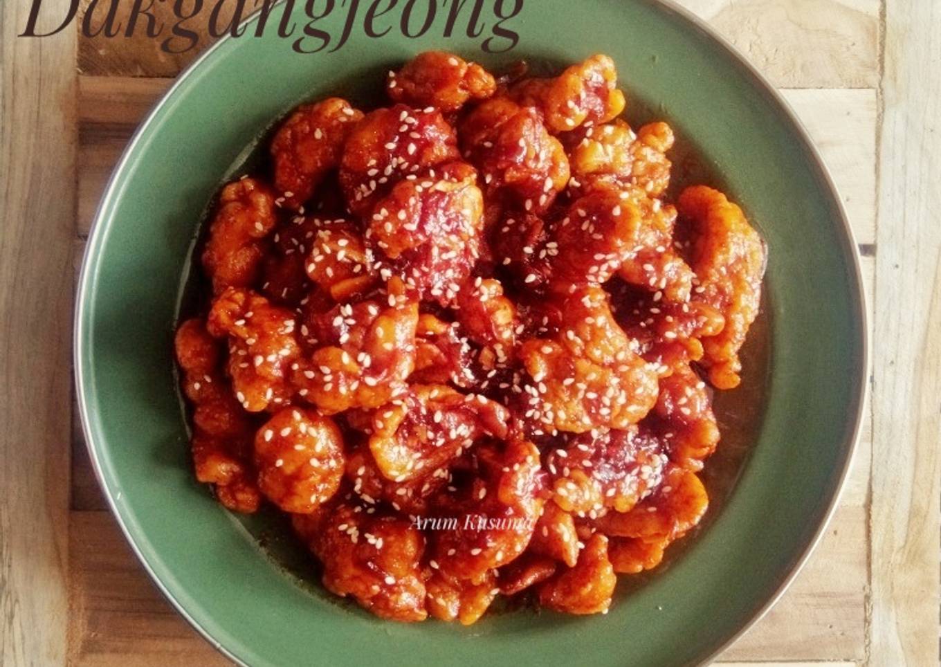 Dakgangjeong-Crunchy Korean Fried Chicken