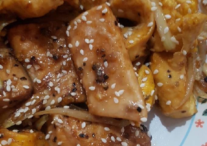 Anti Ribet, Memasak Salmon dan Telur Kukus dengan Saus BBQ Menu Enak Dan Mudah Dibuat