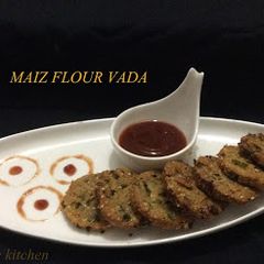 A picture of Maize flour vada.
