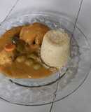 Estofado de pollo con pizca Contreras