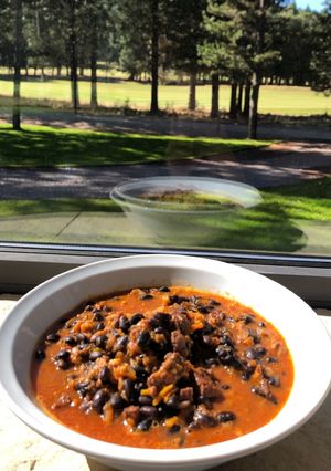 Una foto de Porotos negros Chapelquences