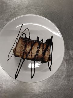 Una foto de Puding de chocolate con nueces