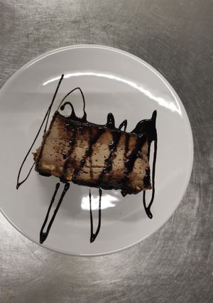 Una foto de Puding de chocolate con nueces