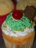 Panquecitos de naranja y frosting de limón