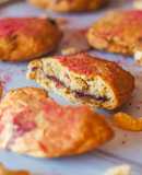 Galletas de anacardos rellenas de mermelada