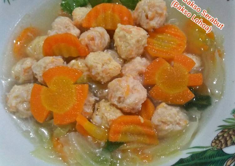 Resep Sup Bakso Serabut Bakso Lohoa  Untuk Pemula 