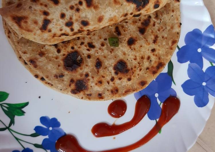 Sattu ka paratha