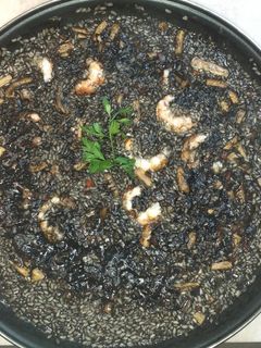 Una foto de Arroz negro