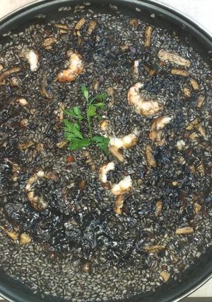 Una foto de Arroz negro