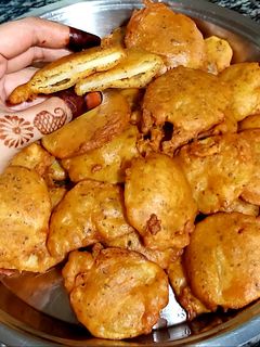 A picture of Potato bhajiya😋.