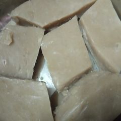 A picture of Water chestnut halwa.