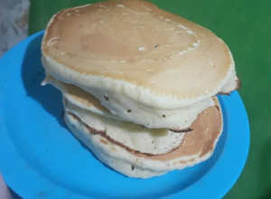 Una foto de 🥞 Waffles/ hot cakes súper esponjosos! <3 rápido y fácil