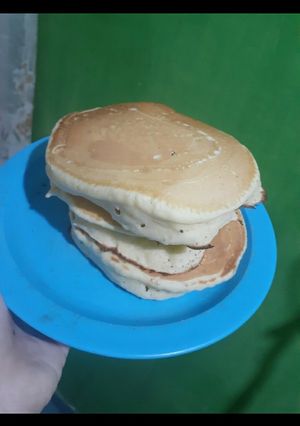 Una foto de 🥞 Waffles/ hot cakes súper esponjosos! <3 rápido y fácil