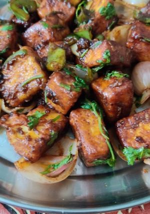 A picture of Chilli Paneer.