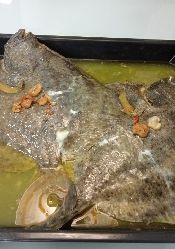 Una foto de Rodaballo al horno