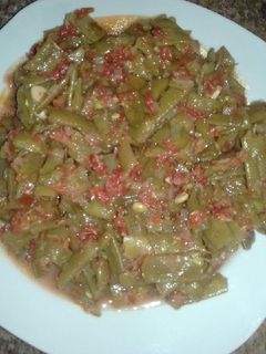 صورة لوصفة لوبيا بزيت