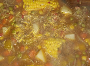 Una foto de Guiso de fideo entre fino