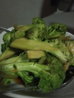 A picture of Stir fry broccoli.