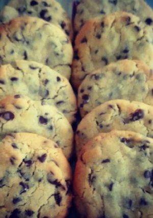 Une photo de Cookies chocolat(noir) fleur de sel