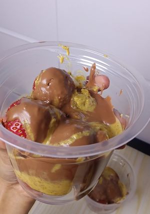 Foto resep Strawberry Pistachio Coklat