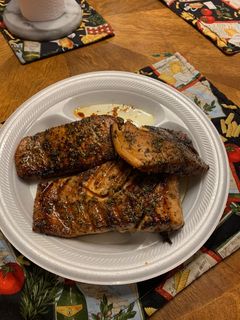 A picture of Easy grilled salmon.
