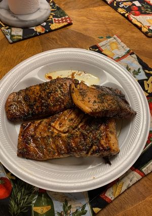 A picture of Easy grilled salmon.