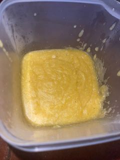 Una foto de Crema de calabacín y pollo