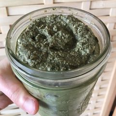A picture of Low fat basil pesto.