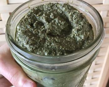 Unique Recipe Low fat basil pesto Delicious and Healthy