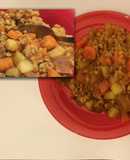 Guiso lento para Pascua Cholent para Pesaj