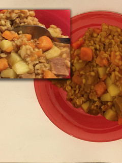Una foto de Guiso lento para Pascua Cholent para Pesaj