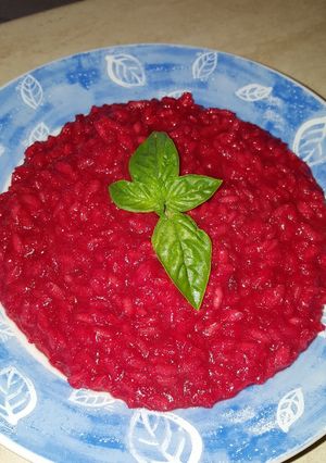 Foto di Risotto alla barbabietola
