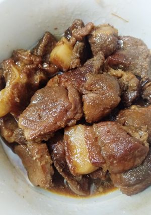 Hình của món Thịt kho tàu.