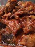 Balado jantung sapi pedas