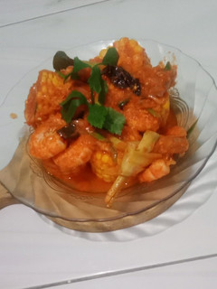 Foto resep Udang Saus Padang