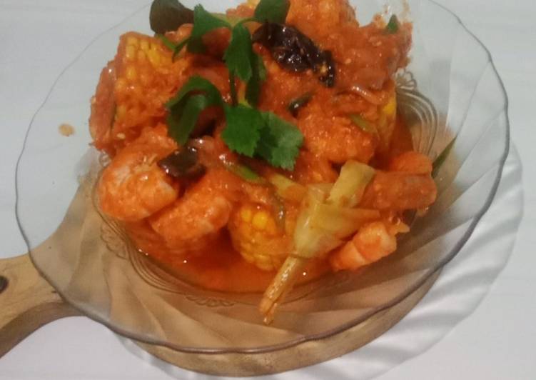 Bagaimana Menyiapkan Udang Saus Padang Anti Gagal