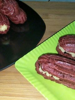 Foto resep Red Velvet Eclairs