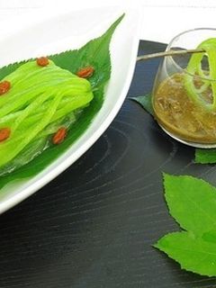 絲瓜做翡翠麵 的食譜成品照片