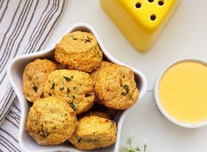 Foto de Cookies de Bacon e Cheddar